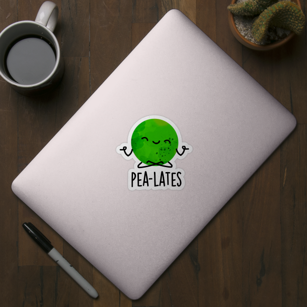 Pea-lates Cute Pilates Pea Pun by punnybone